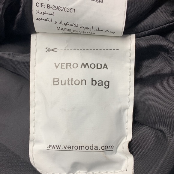 𝅺VERO Moda Duffy Short Trench Coat Size M - Picture 10 of 10